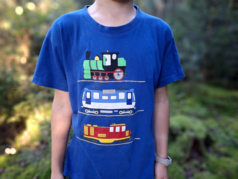 1_Dětské tričko s vlakem tričko s mašinkou modré 5